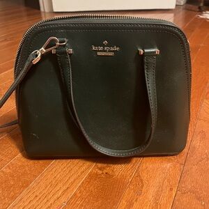 Emerald green crossbody Kate Spade purse. Slightly used.